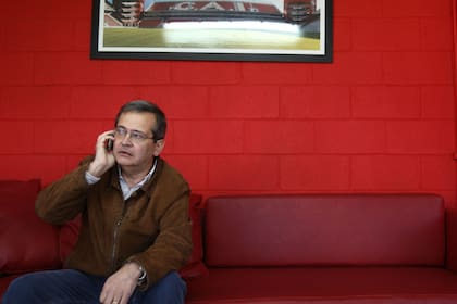 Javier Cantero, al poco tiempo de asumir como presidente