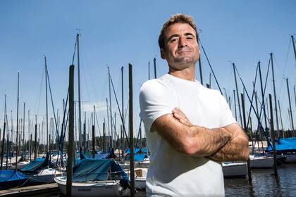 Javier Conte, el abanderado de la delegación