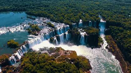 Javier decidió viajar a Iguazú en pandemia