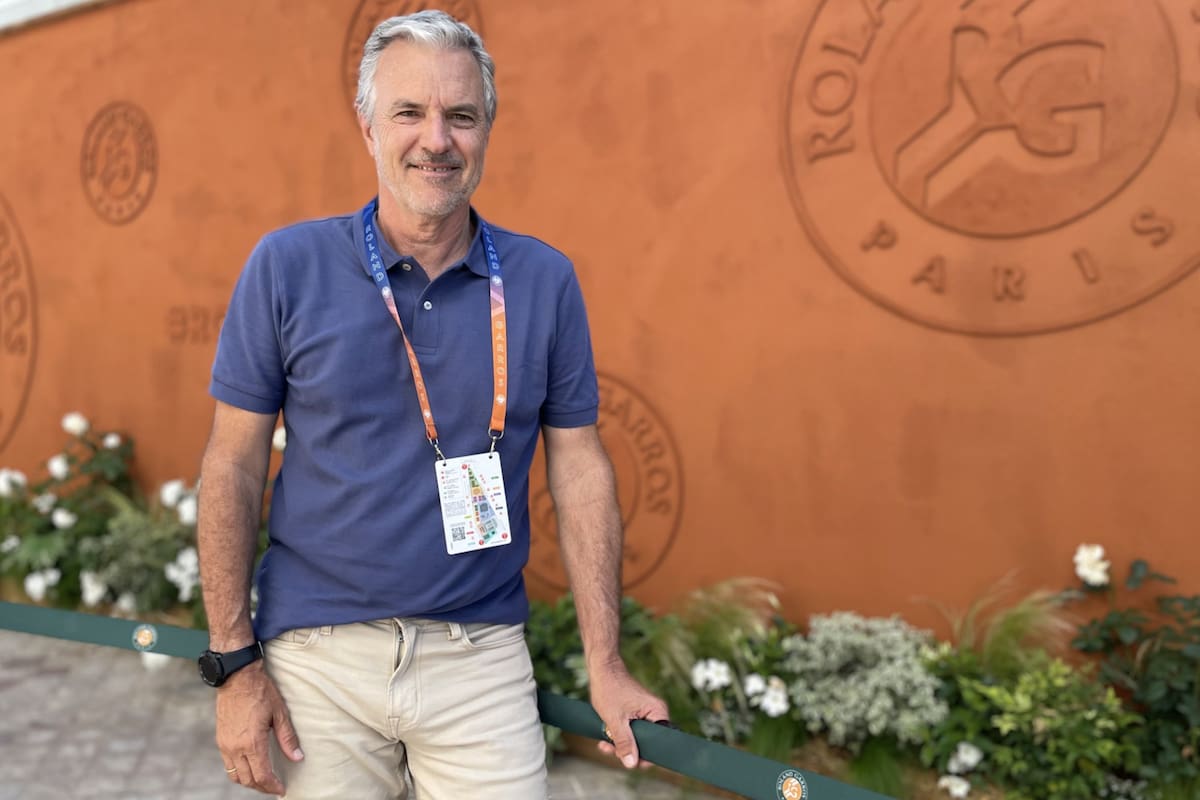 Javier Frana, capitán del equipo argentino de Copa Davis, estuvo durante varios días en Roland Garros, observando partidos de la qualy y del cuadro principal