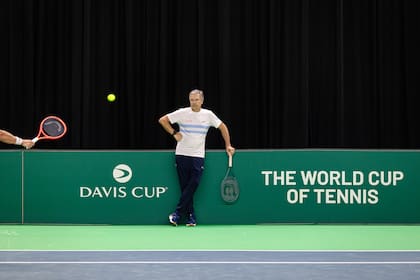 Javier Frana, el capitán argentino de Copa Davis, en Bolonia