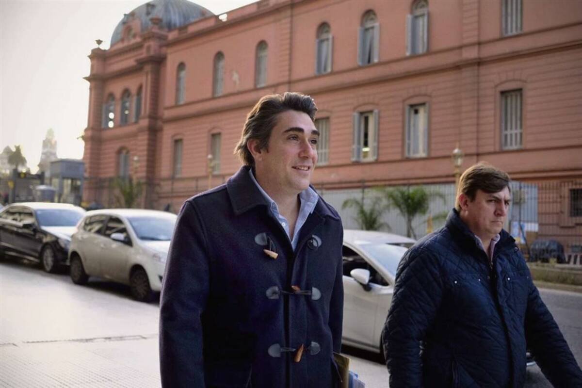 Javier Iguacel, ayer, al llegar al Palacio de Hacienda