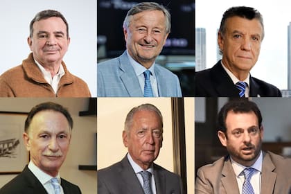 Javier Madanes Quintanilla, Cristiano Rattazi, Mario Grinman, Gustavo Weiss, Daniel Funes de Rioja y José Urtubey