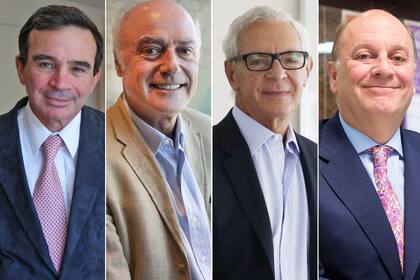 Javier Mandanes Quintanilla, Ignacio Noel, Eduardo Costantini y Martín Cabrales