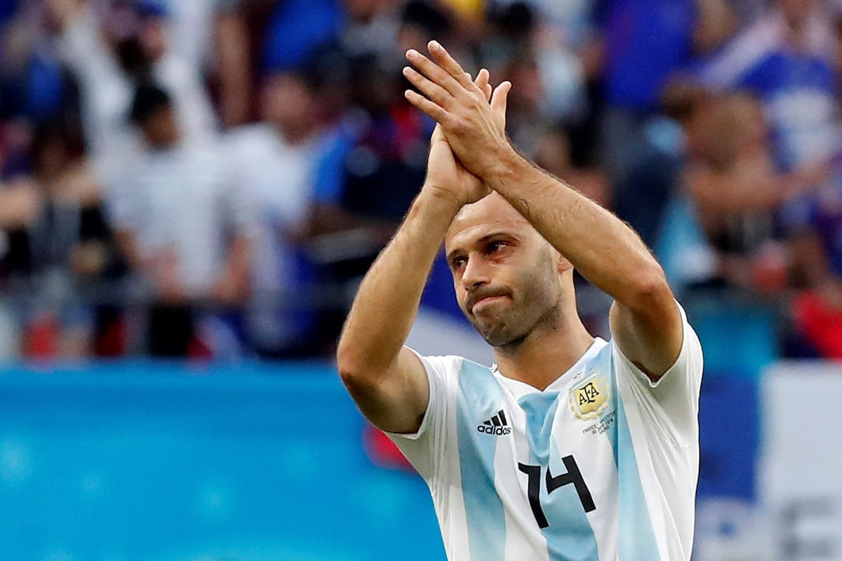 Javier Mascherano- Argentina Francia mundial Rusia 2018