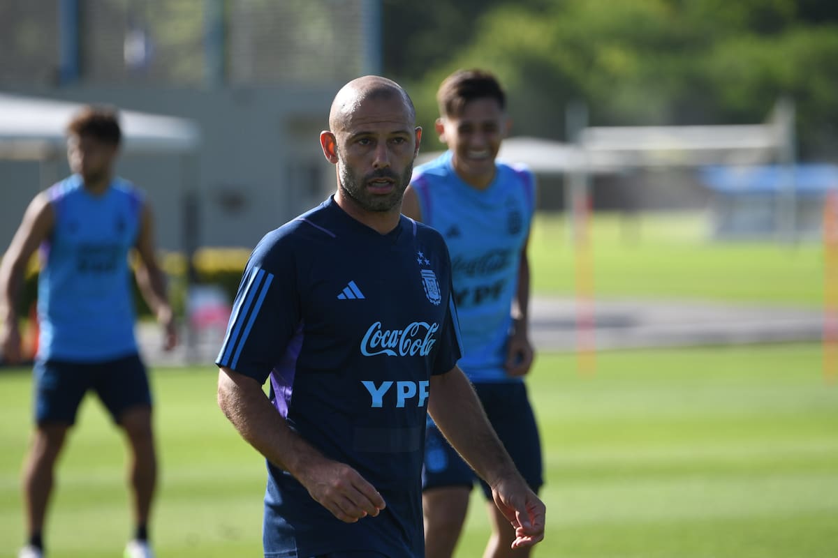Javier Mascherano convocó a 23 jugadores, pero tiene 22 porque Julián Malatini dejó la concentración