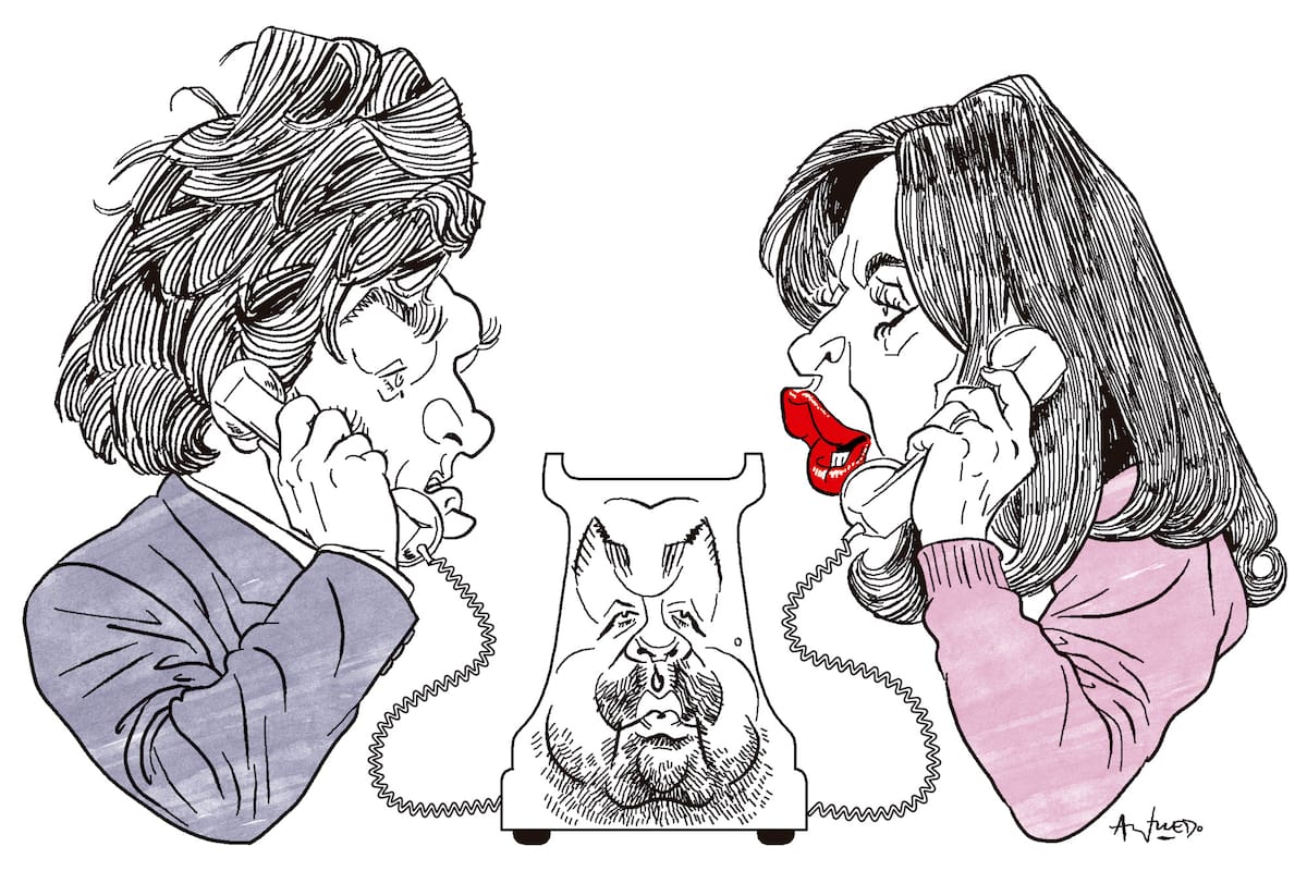 Javier Milei, Ariel Lijo y Cristina Kirchner