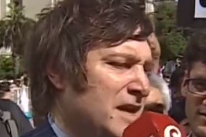 Javier Milei asistió a una manifestación en Plaza de Mayo en 2018, en el que catalogó al gobierno de Mauricio Macri como un "régimen fascista"