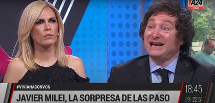 Javier Milei dialogó con Viviana Canosa