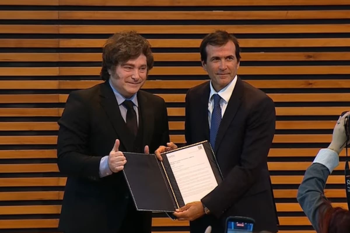Javier Milei distinguió al polista Adolfo Cambiaso