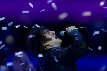 Javier Milei durante la presentación de su libro "La construcción del milagro"