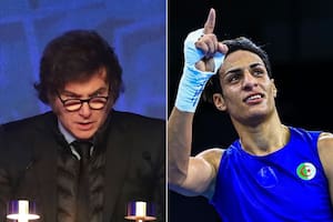 Javier Milei e Imane Khelif