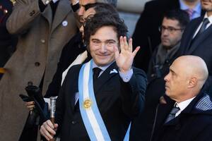 Javier Milei, el Día de la Bandera