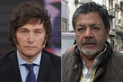 Javier Milei, el ganador de las PASO, y Gerardo Martínez, el jefe del sindicato de la Uocra