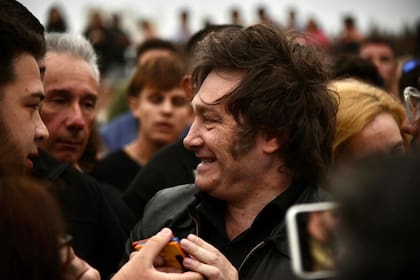 Javier Milei en Pinamar