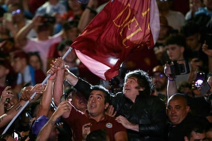 Javier Milei, en Rosario