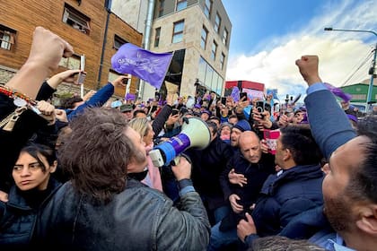 Javier Milei en Ushuaia