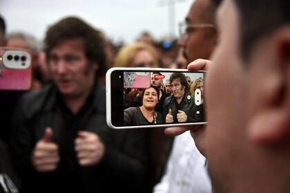 Javier Milei en Pinamar