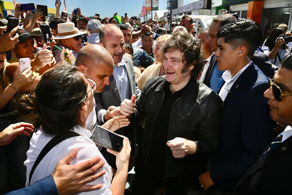 Javier Milei en Expoagro