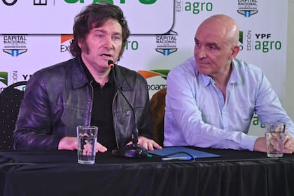 Javier Milei en Expoagro