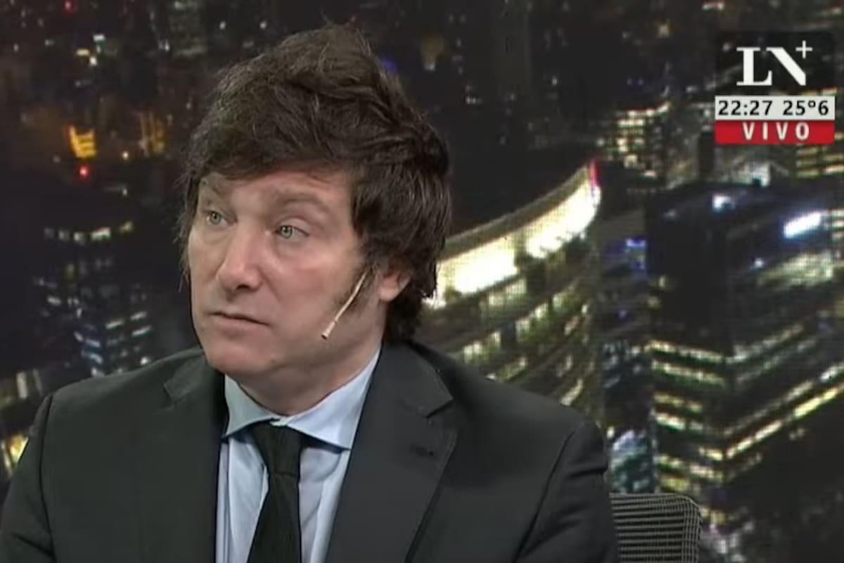 Javier Milei en LN+