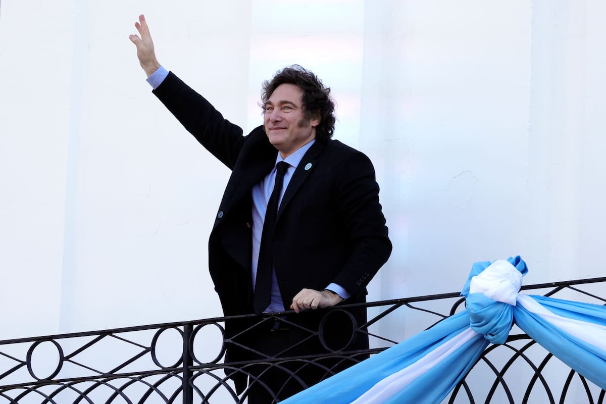 Javier Milei, en Córdoba, el 25 de mayo de 2024