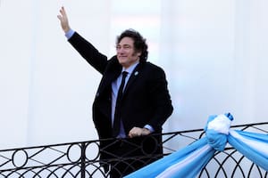 Javier Milei, en Córdoba, el 25 de mayo de 2024
