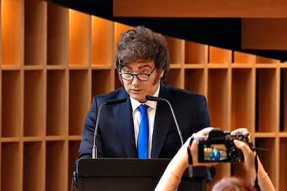 Javier Milei en Corporación América