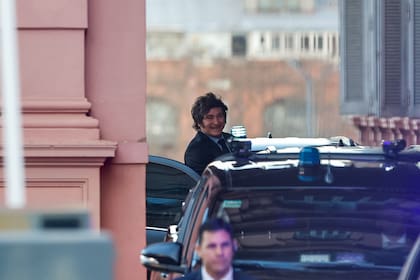 Javier Milei, en días agitados en la Casa Rosada
