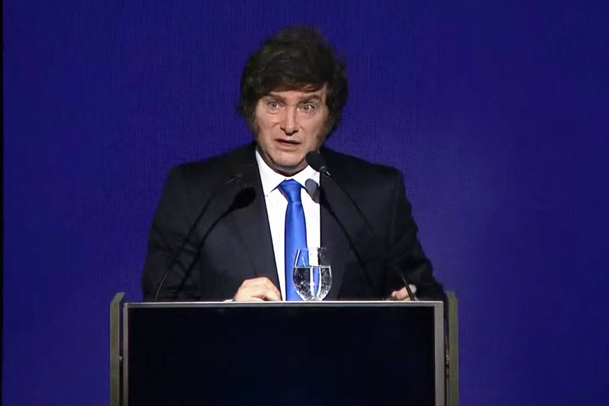 Javier Milei, en el 12 Congreso de Economía Regional del Club de la Libertad, en Corrientes