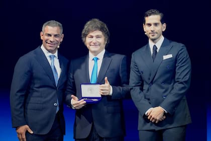 Javier Milei en el America Business Forum en Miami