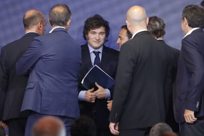 Javier Milei, en el Coloquio de IDEA, en Mar del Plata