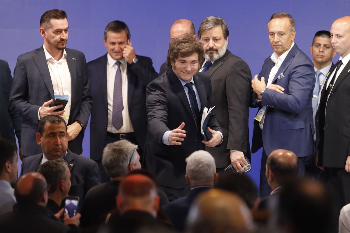 Javier Milei en el Coloquio de IDEA, en Mar del Plata