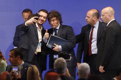 Javier Milei en el Coloquio de IDEA, en Mar del Plata