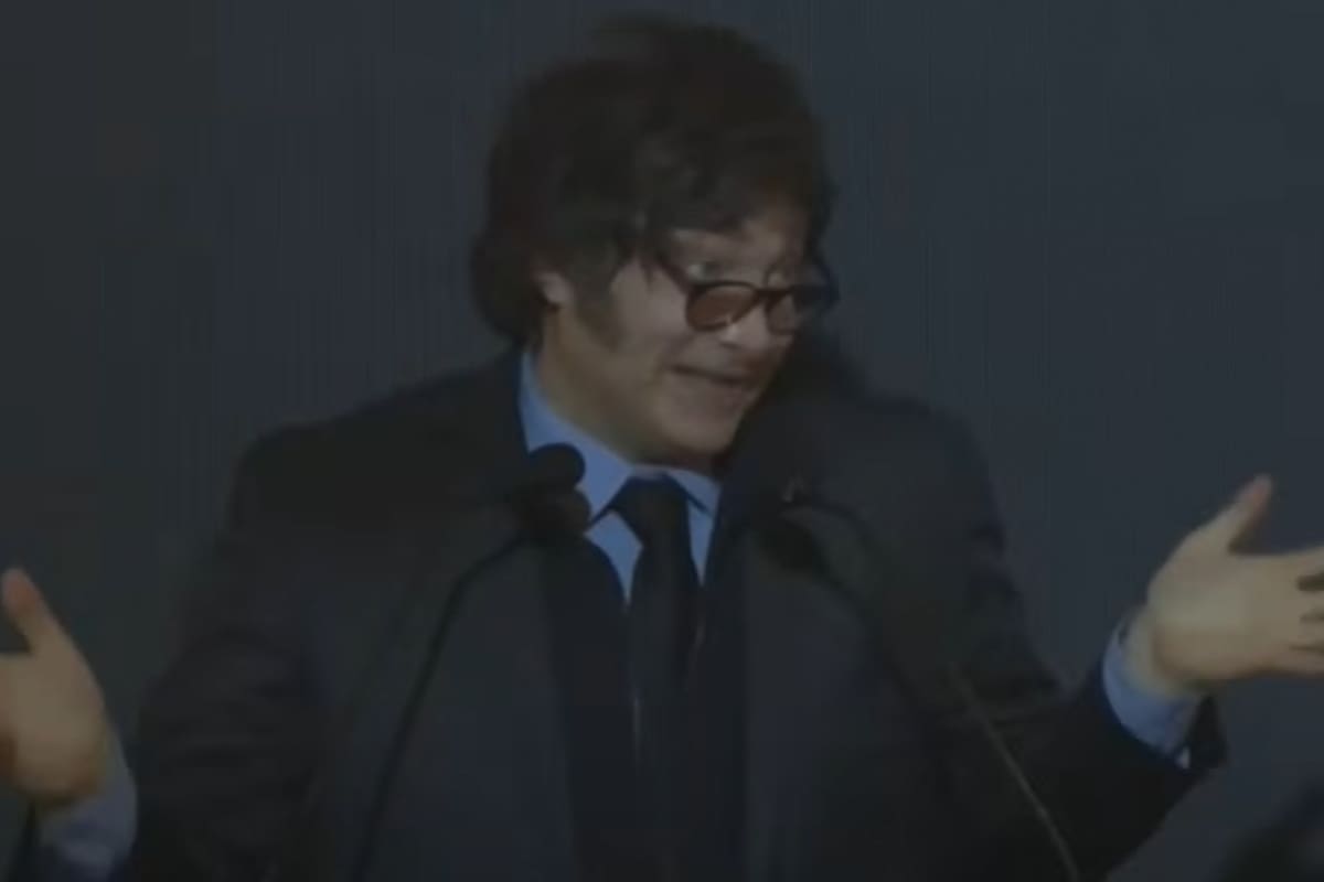 Javier Milei en el Consejo Interamericano de Comercio