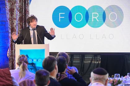 Javier Milei en el foro de Llao Llao
Gentileza Foro Llao Llao Fede Romero
