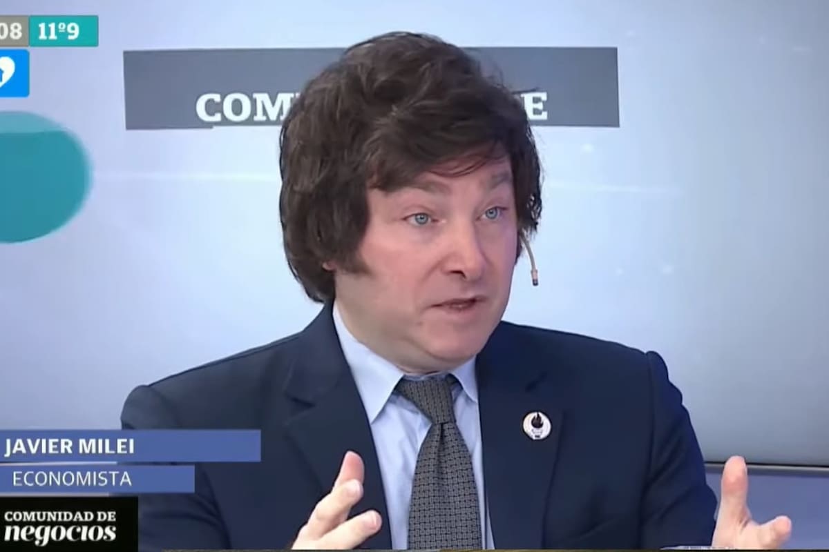 Javier Milei, en el programa Comunidad de Negocios