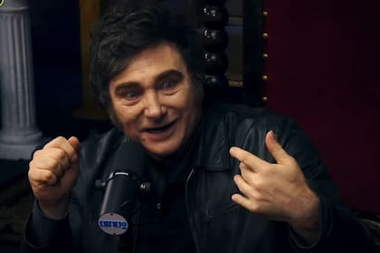 Javier Milei en el programa de Streaming Carajo