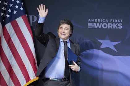 Javier Milei, en Estados Unidos, el año pasado; el caso $LIBRA avanza en la Justicia de ese país y un funcionario cercano a la hermana del Presidente está en la mira