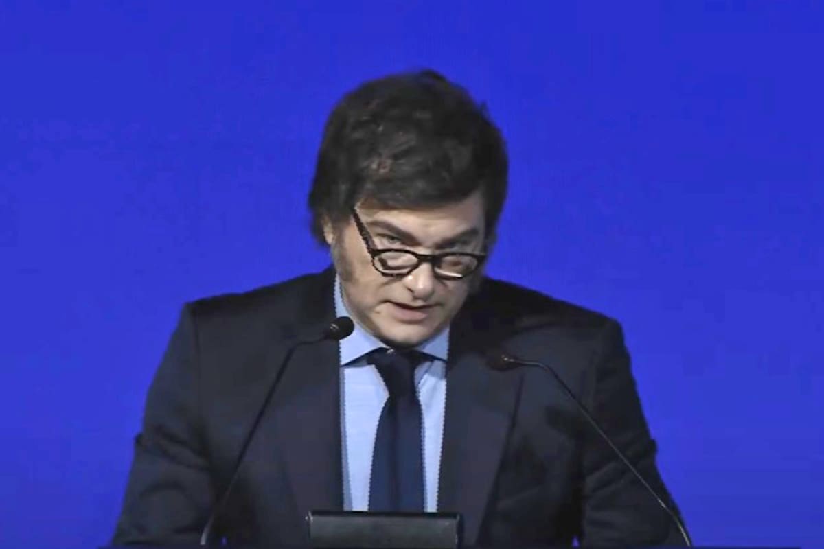 Javier Milei, en Fundación Faro