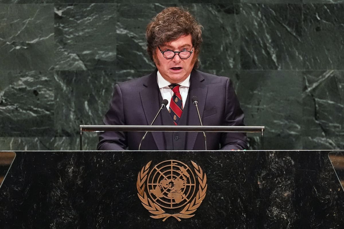 Javier Milei en la ONU