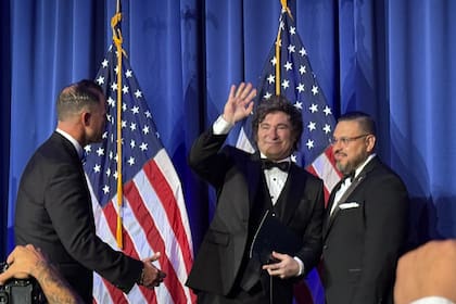 Javier Milei en la American Patriots Gala