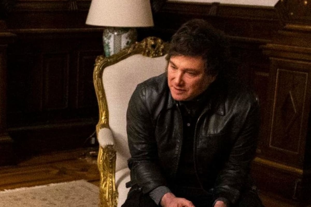 Javier Milei en la Casa Rosada