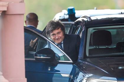 Javier Milei, en la Casa Rosada