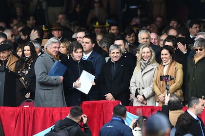 Javier milei en la inauguracion de la rural de Palermo 2025