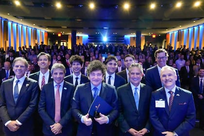 Javier Milei en Nueva York