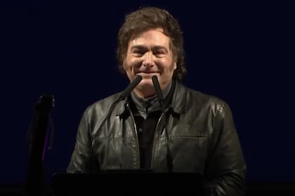 Javier Milei en Parque Lezama