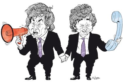 Javier Milei en una disyuntiva sobre su plan económico