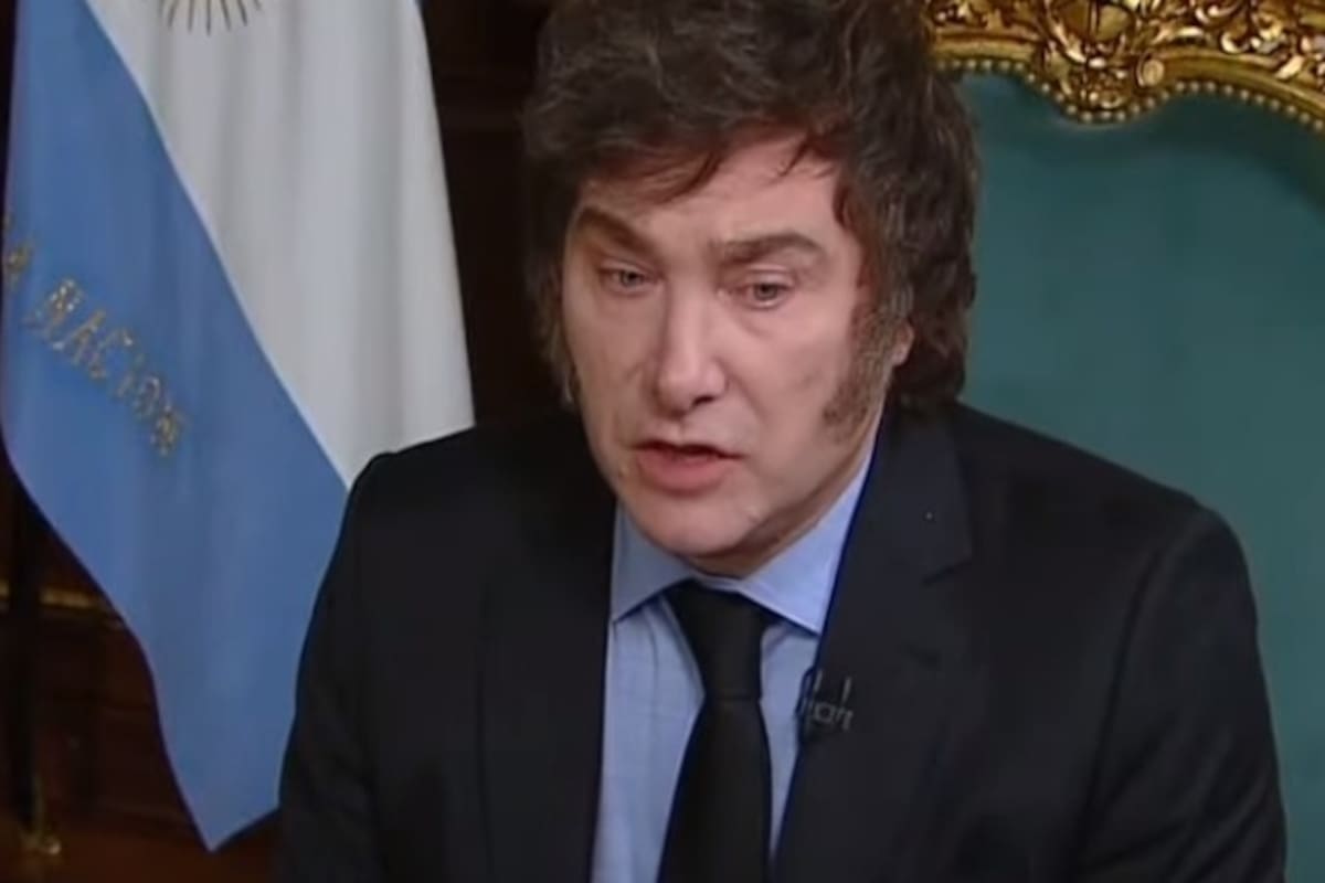 Javier Milei, entrevistado por LN+