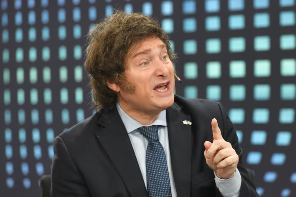 Javier Milei entrevistado por Luis Majul en La Cornisa por LN+